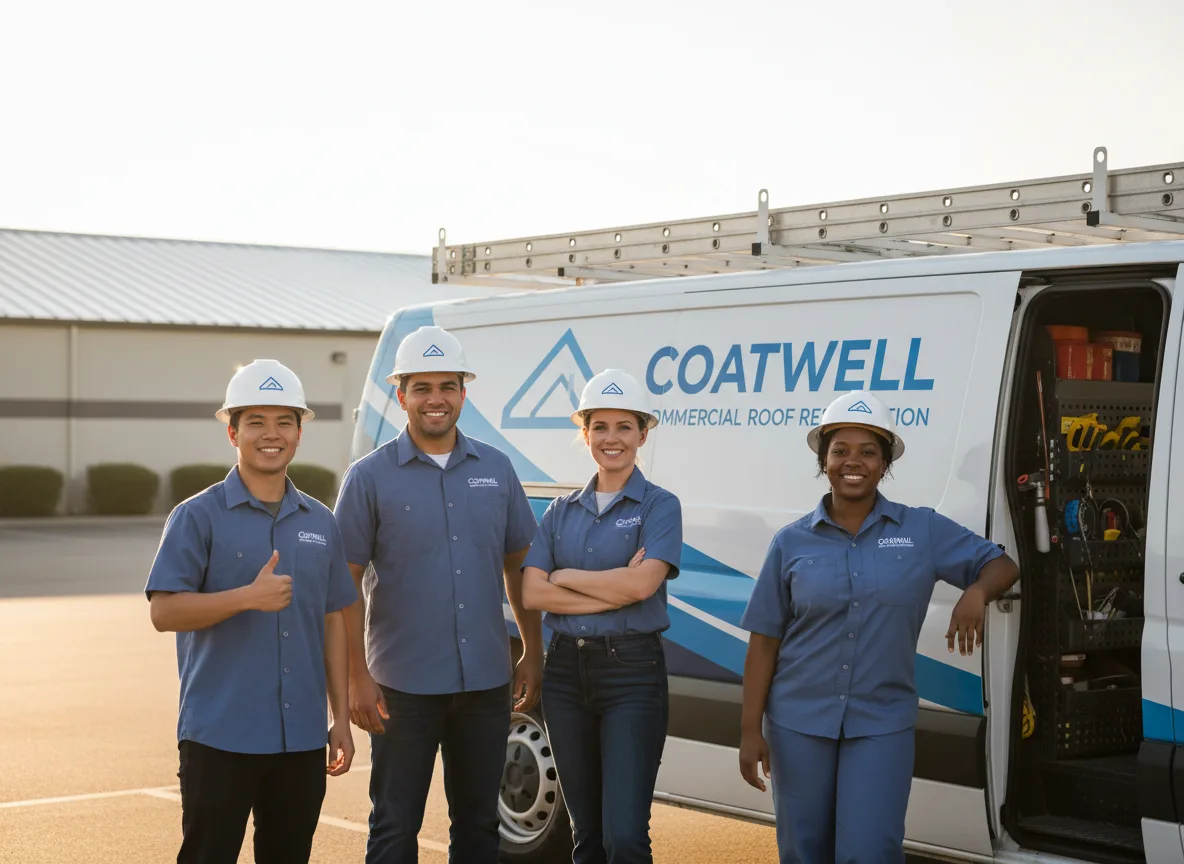 Commercial roof coating company in Hillside, CO